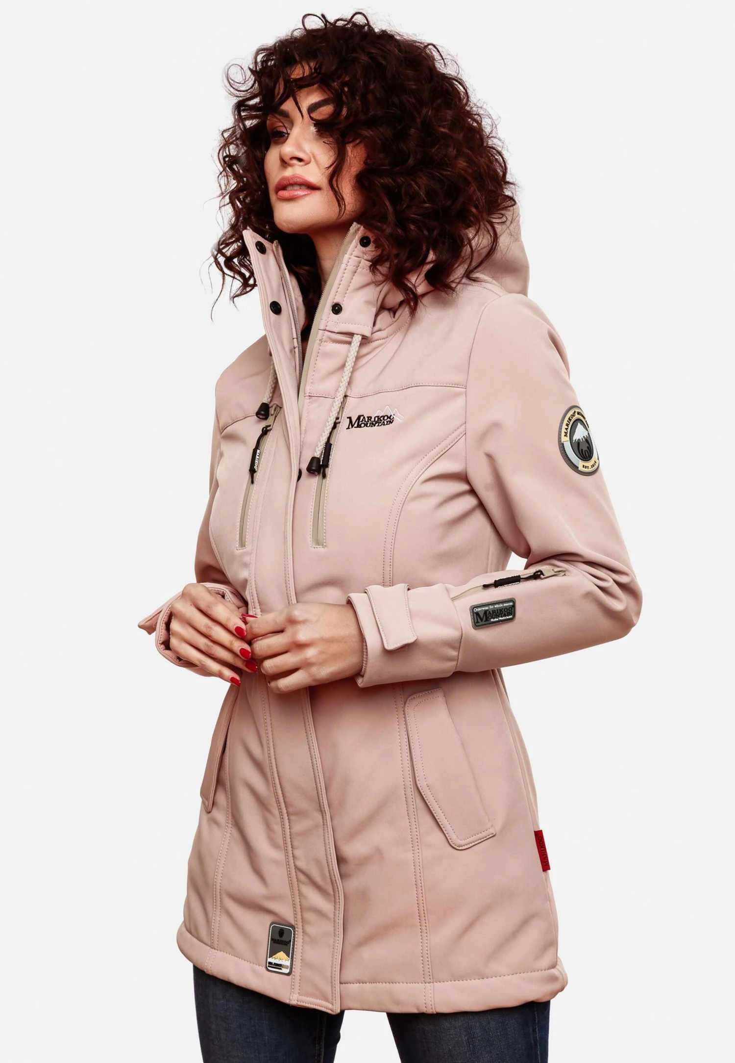 Marikoo Zimtzicke - Parka - Pink 3 Marikoo Zimtzicke - Parka - Pink - Afbeelding 3