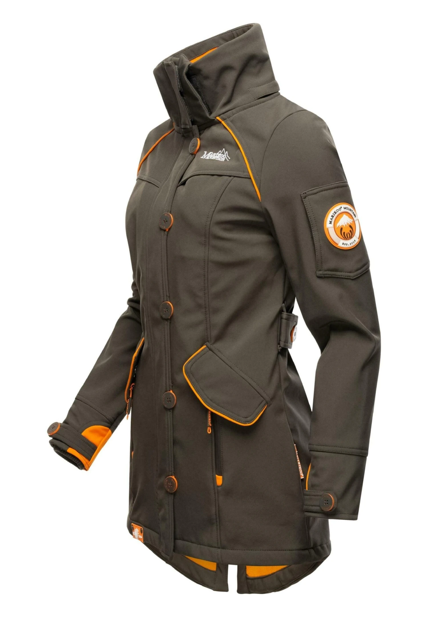 Marikoo Soulinaa - Parka - Dark Grey 5 Marikoo Soulinaa - Parka - Dark Grey - Afbeelding 5