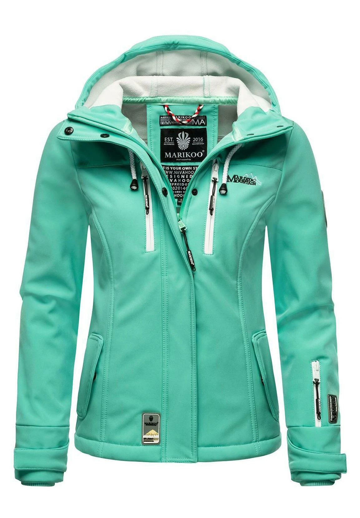 Marikoo Funktions - Outdoorjas - Aqua Green 8 Marikoo Funktions - Outdoorjas - Aqua Green - Afbeelding 8
