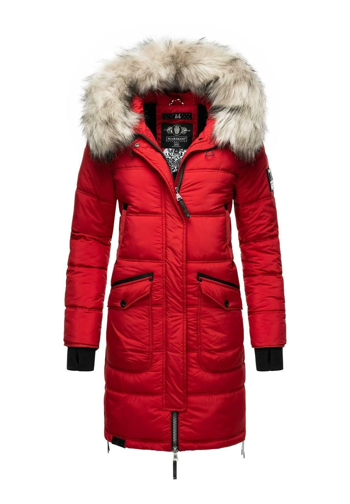 Marikoo Chaskaa - Winterjas - Light Red 1 Marikoo Chaskaa - Winterjas - Light Red